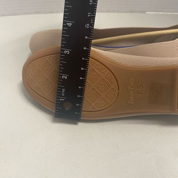 DREAM PAIRS Women’s Flats Slip On Gold Shoes Pointed Toe Size 7.5 New With Tags - Picture 6 of 11